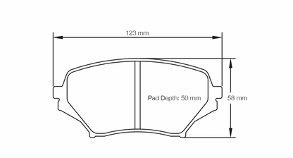 PAGID Racing Pagid Mazda Miata MX-5 NC RSL29 Front Brake Pads 8082-RSL29