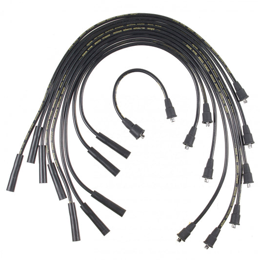 ACCEL Spark Plug Wires - 8mm SUPER STOCK SPIRAL CUST BK 5043K
