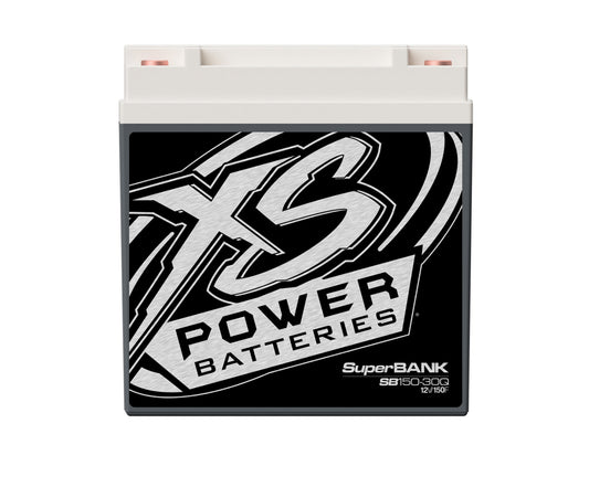XS Power Batteries 12V Powersports Super Bank Capacitor Modules - M6 Terminal Bolts Included 3000 Max Amps SB150-30Q