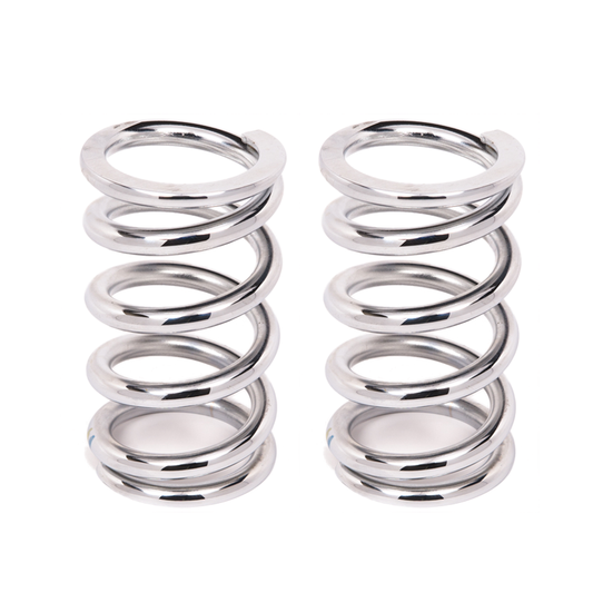 Aldan American Coil-Over-Spring 350 lbs./in. Rate 6 in. Length 2.5 in. I.D. Chrome Pair 6-350CH2