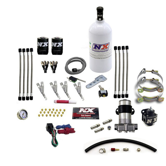 Nitrous Express FOUR CYLINDER "VORTEC" SYSTEM (PRO-MOD) 2.5 LB NX-60006SSVP