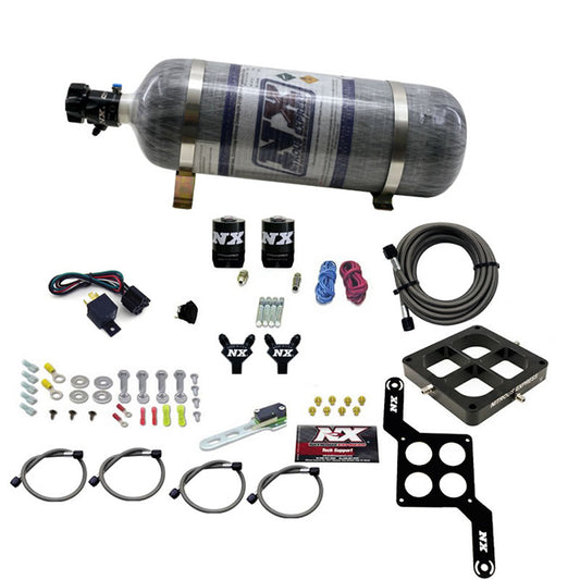 Nitrous Express DOMINATOR BILLET CROSSBAR STG 6 (50-100-150-200-250-300HP) W/ COMPOSITE BOTTLE. NX-60047-12