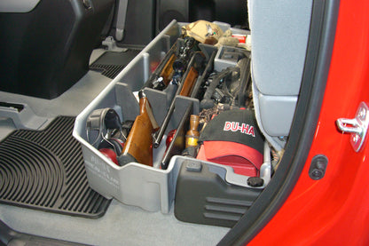 DU-HA 60051 Toyota Underseat Storage Console Organizer And Gun Case - Black