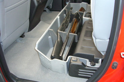 DU-HA 60061 Toyota Underseat Storage Console Organizer And Gun Case - Black