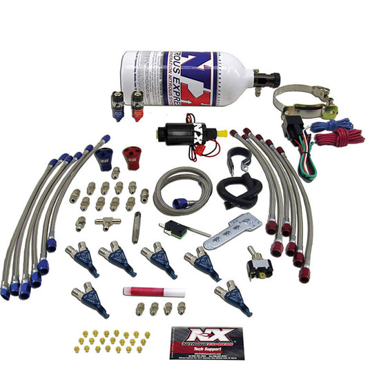 Nitrous Express SIX CYLINDER "PIRANHA" SYSTEM NO BOTTLE NX-60066-00P