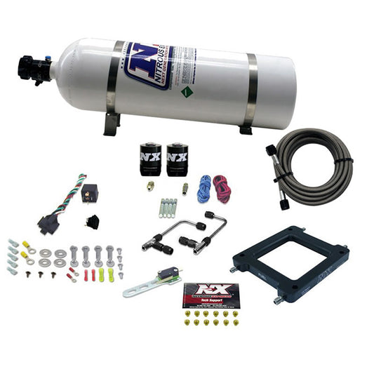 Nitrous Express Dominator Gemini STAGE 6 (50-100-150-200-250-300HP) WITH 15LB BOTTLE NX-60070-15