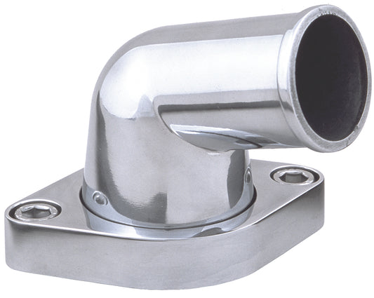 Trans-Dapt Performance 15Deg Swivel Style Water Neck; (O-Ring Seal); Sb And Bb Chevy V8- Polished Aluminum 6016