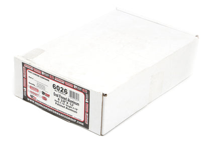 Trans-Dapt Performance Finned Aluminum Oval Air Cleaner Set; 2 In. Tall 12 In. Long 8-3/8 In. Wide 5-1/8 In. Neck 6026