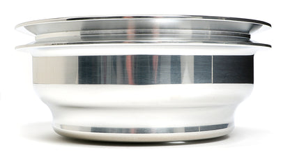 Trans-Dapt Performance Crankshaft Pulley; 1 Groove; 1969-1985 Chevrolet 283-350; Long Water Pump- Polished Aluminum 6056