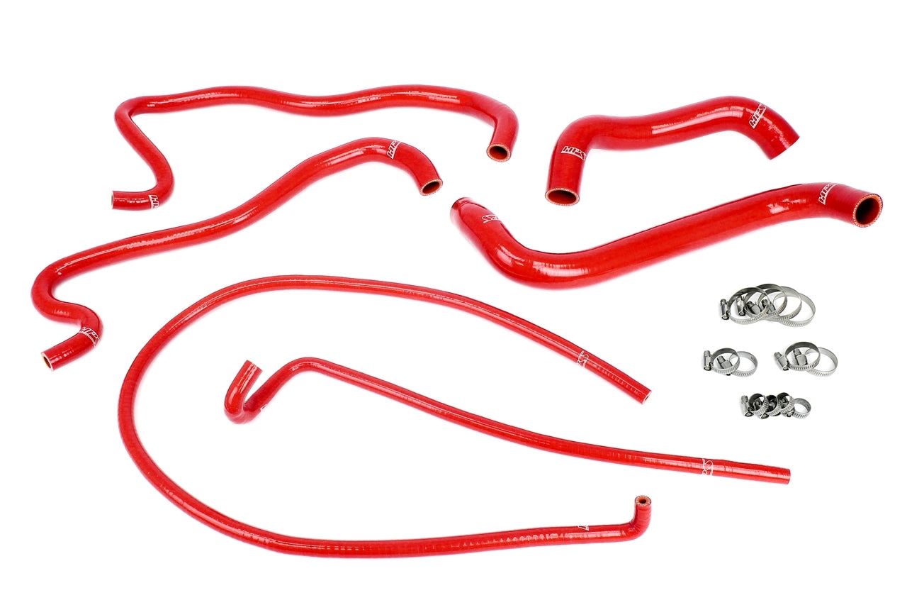 HPS Performance 3-ply Reinforced Silicone Replaces Rubber Radiator And Heater Hoses 57-1861-RED