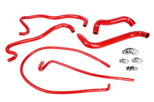 HPS Performance 3-ply Reinforced Silicone Replaces Rubber Radiator And Heater Hoses 57-1861-RED
