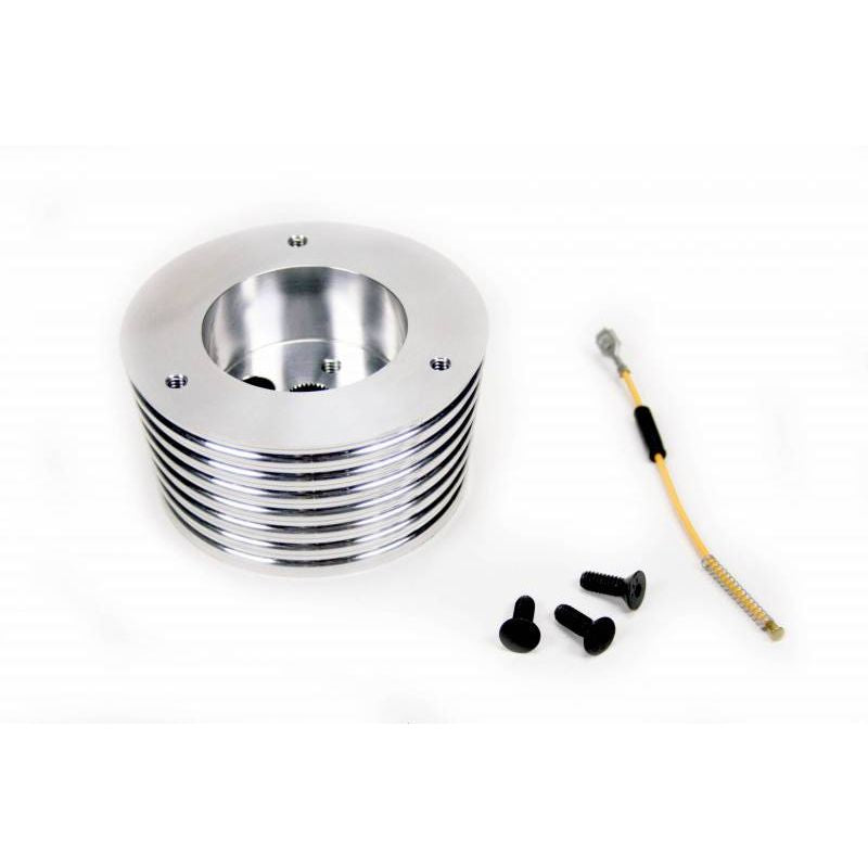 IDIDIT Steering Wheel Adaptor; 3 Bolt; 1970-1974 Chrysler E Body to ididit Polished 2209320040