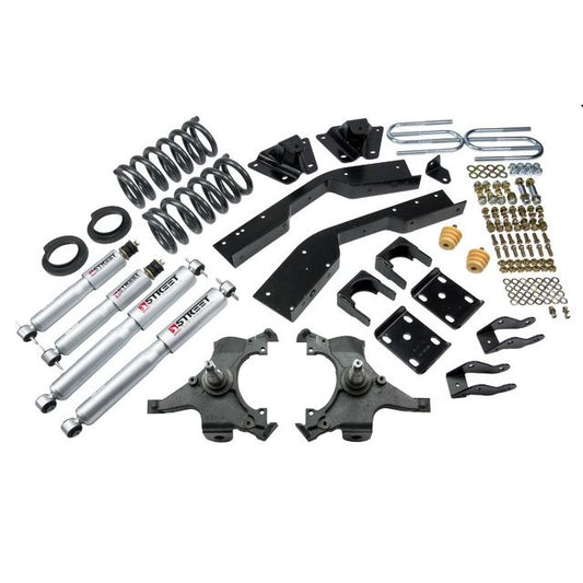 BELLTECH 789SP LOWERING KITS Front And Rear Complete Kit W/ Street Performance Shocks 1992-1994 Chevrolet Suburban (2WD 3/4 Ton 6 Lug) 4 in. or 5 in. F/7 in. R drop W/ Street Performance Shocks