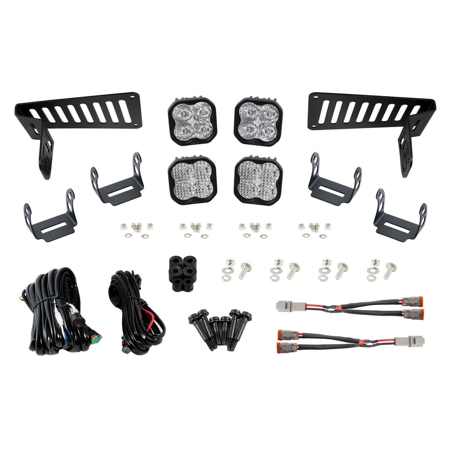 Diode Dynamics - SS3 Cowl Kit for 2018+ Jeep Wrangler/Gladiator White Sport DD6553