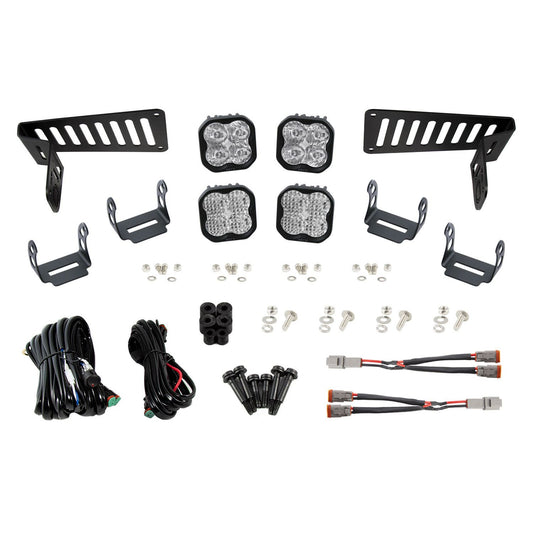 Diode Dynamics - SS3 Cowl Kit for 2018+ Jeep Wrangler/Gladiator White Sport DD6553