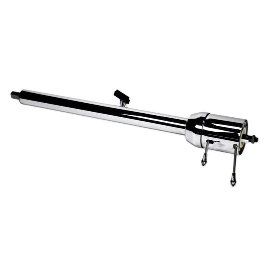 IDIDIT Retrofit 57 Chevy; Tilt Floor Shift Front Steer Rack; Chrome Plate 1120577920