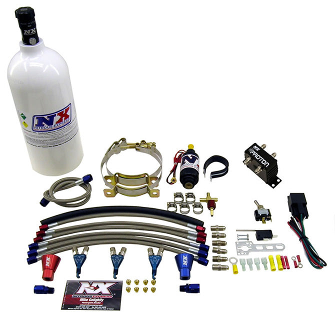 Nitrous Express THREE CYLINDER "PROTON" SYSTEM W 2.5 LB BOTTLE 2.5LB NX-61027-2.5P