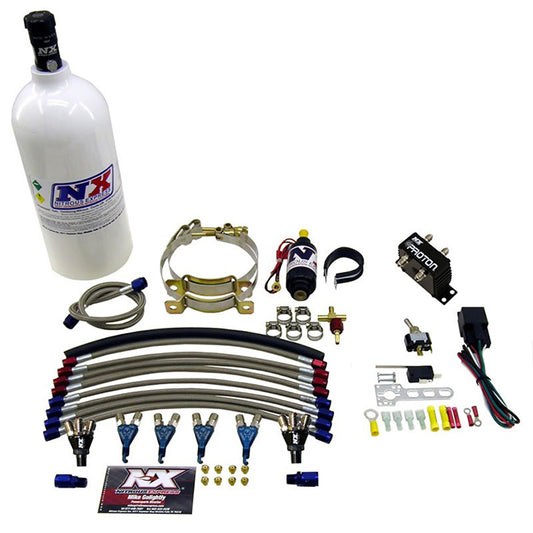 Nitrous Express FOUR CYLINDER "PROTON" SYSTEM W 1.0 LB BOTTLE 1.0LB NX-61028-1.0P