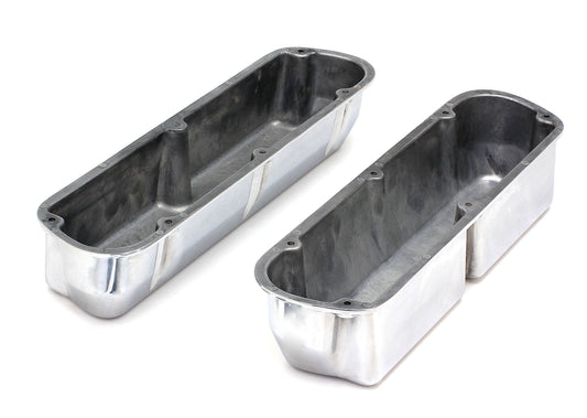 Trans-Dapt Performance Valve Covers Aluminum Ford 289-351W Ball Milled 6109