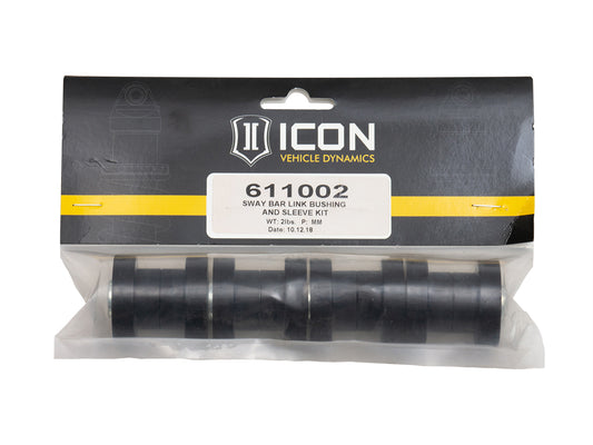 ICON Vehicle Dynamics SWAY BAR LINK BUSHING AND SLEEVE KIT 611002