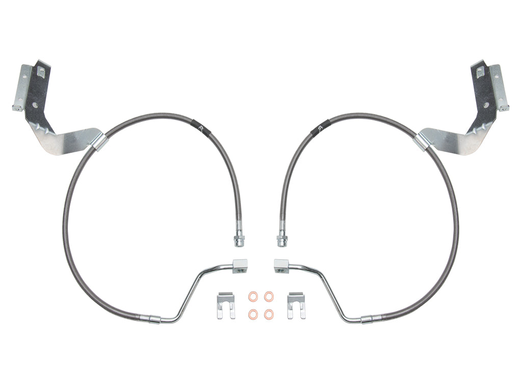 ICON Vehicle Dynamics 17-UP FSD FRONT 4.5 & 7" EXTENDED SS BRAKE LINE KIT 61110