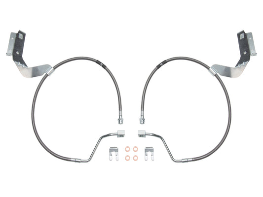 ICON Vehicle Dynamics 17-UP FSD FRONT 2.5" EXTENDED SS BRAKE LINE KIT 61111