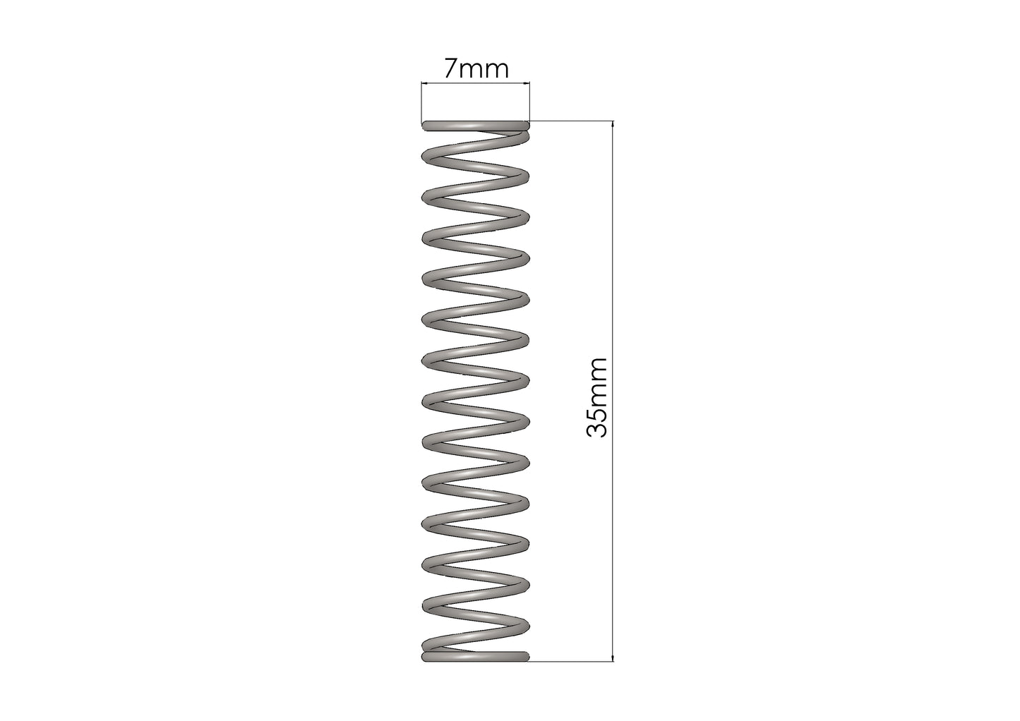 Go Fast Bits DV+ REPLACEMENT PLUNGER SPRING Fits DV+ ( Valves From T9351-T9359) GFB-6119
