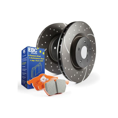 EBC S8KR1096 S8 Kits Orangestuff And GD Rotors