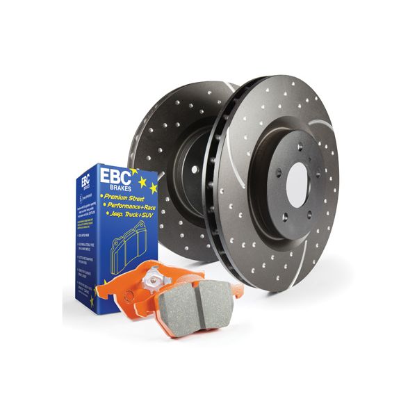 EBC S8KR1054 S8 Kits Orangestuff And GD Rotors