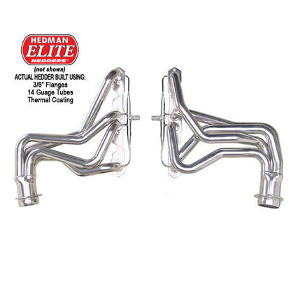 Hedman Hedders ELITE HEADERS; 1-1/2 IN. TUBE DIA.; 3 IN. COLL.; FULL LENGTH DESIGN 61318