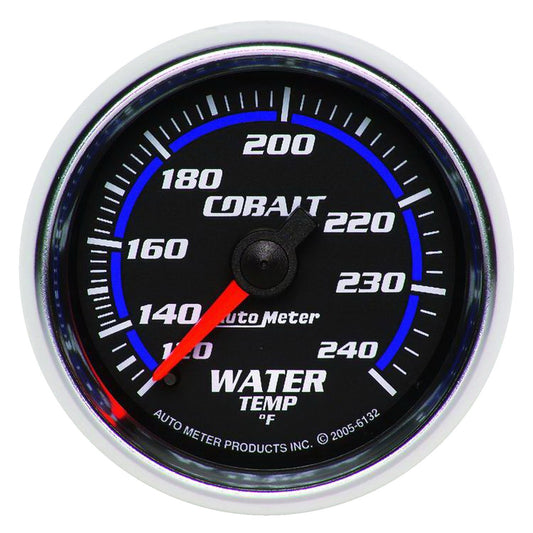 AutoMeter 2-1/16 in. WATER TEMPERATURE 120-240 Fahrenheit COBALT 6132
