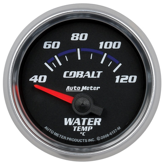 AutoMeter 2-1/16 in. WATER TEMPERATURE 40-120 Celsius COBALT 6137-M