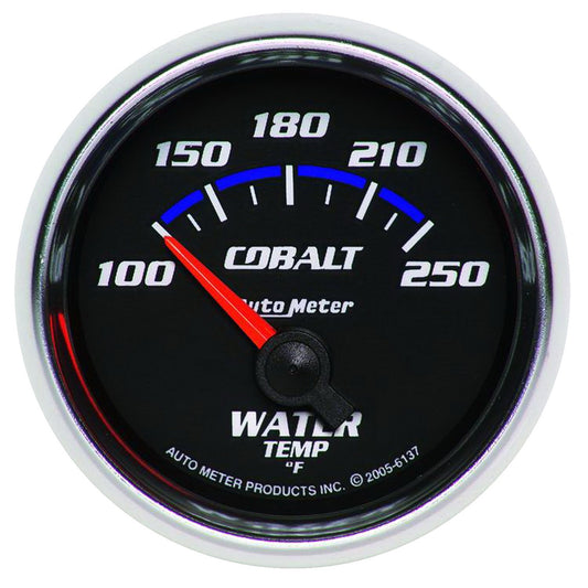 AutoMeter 2-1/16 in. WATER TEMPERATURE 100-250 Fahrenheit COBALT 6137