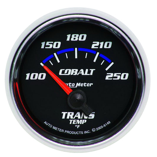 AutoMeter 2-1/16 in. TRANSMISSION TEMPERATURE 100-250 Fahrenheit COBALT 6149