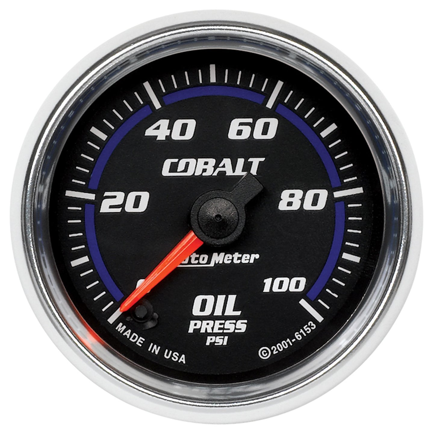 AutoMeter 2-1/16 in. OIL PRESSURE 0-100 PSI COBALT 6153
