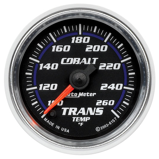 AutoMeter 2-1/16 in. TRANSMISSION TEMPERATURE 100-260 Fahrenheit COBALT 6157