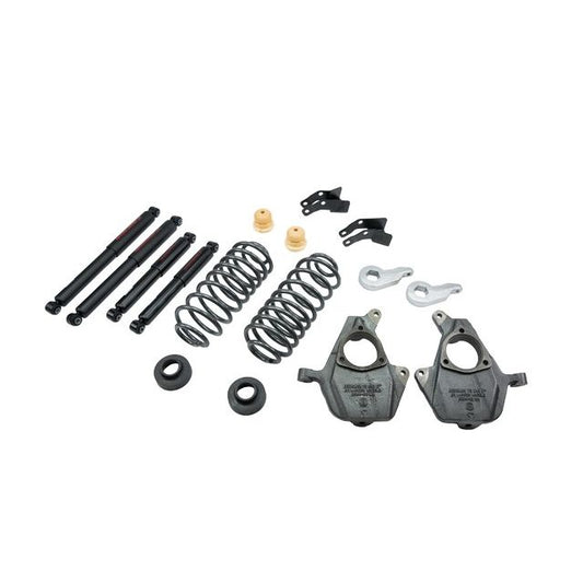 BELLTECH 781ND LOWERING KITS Front And Rear Complete Kit W/ Nitro Drop 2 Shocks 2000-2006 Chevrolet Avalanche Z66 (w/out Factory Premium Ride) 3 in. or 4 in. F/4 in. or 5 in. R drop W/ Nitro Drop II Shocks