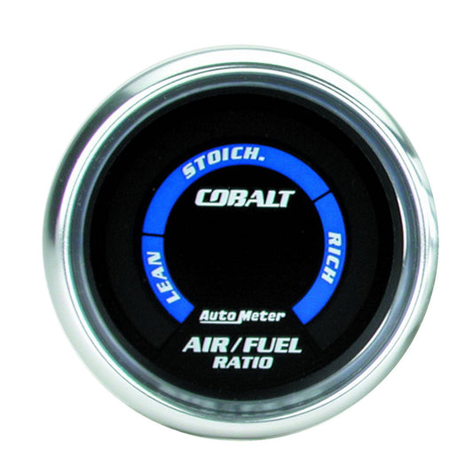 AutoMeter 2-1/16 in. NARROWBAND AIR/FUEL RATIO LEAN-RICH COBALT 6175
