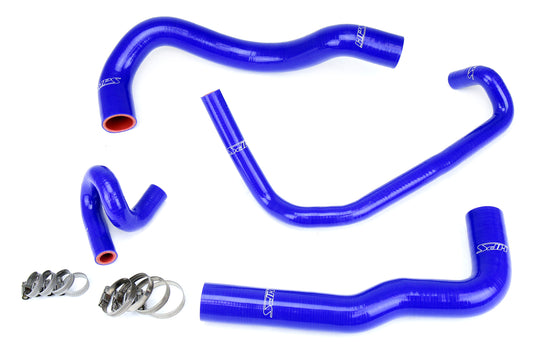 HPS Performance 3-ply Reinforced Silicone Replaces Rubber Radiator And Heater Coolant Hoses 57-1960-BLUE