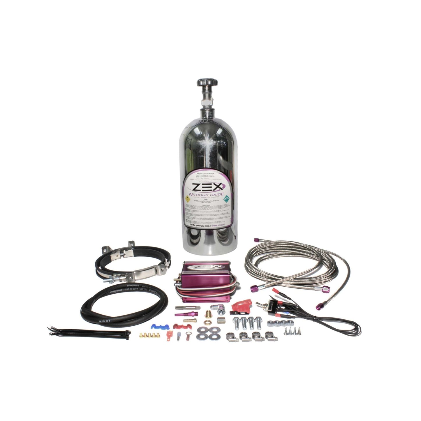 ZEX Dry Nitrous System with Polished Bottle 82018P