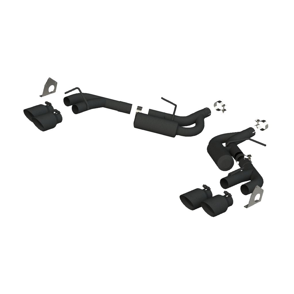 MBRP Exhaust 2.5in. Axle Back; NPP Only; Black Coated S7039BLK