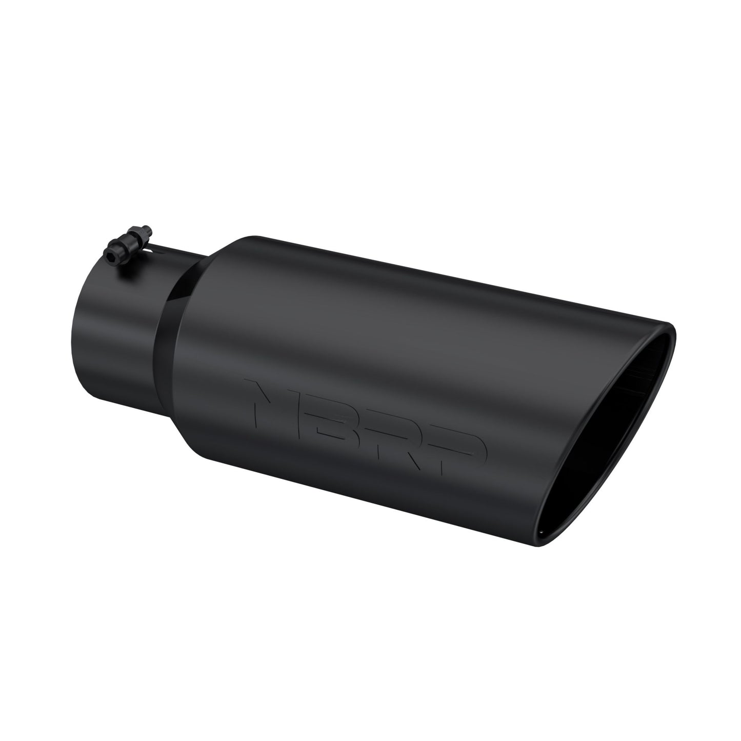 MBRP Exhaust Tip; 7in. O.D.; Rolled End; 5in. inlet 18in. in length; Black Coated T5127BLK