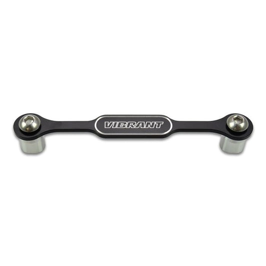 Vibrant Performance - 12648 - Anodized Black Boost Brace with Stainless Steel Dowels
