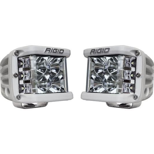 RIGID Industries D-SS PRO Side Shooter Flood Optic Surface Mount White Housing Pair 862113