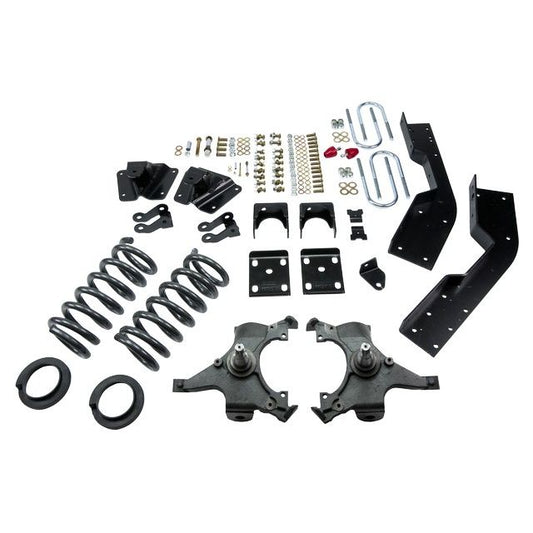 BELLTECH 784 LOWERING KITS Front And Rear Complete Kit W/O Shocks 1995-1999 Chevrolet Suburban (2WD) 4 in. or 5 in. F/7 in. R drop W/O Shocks