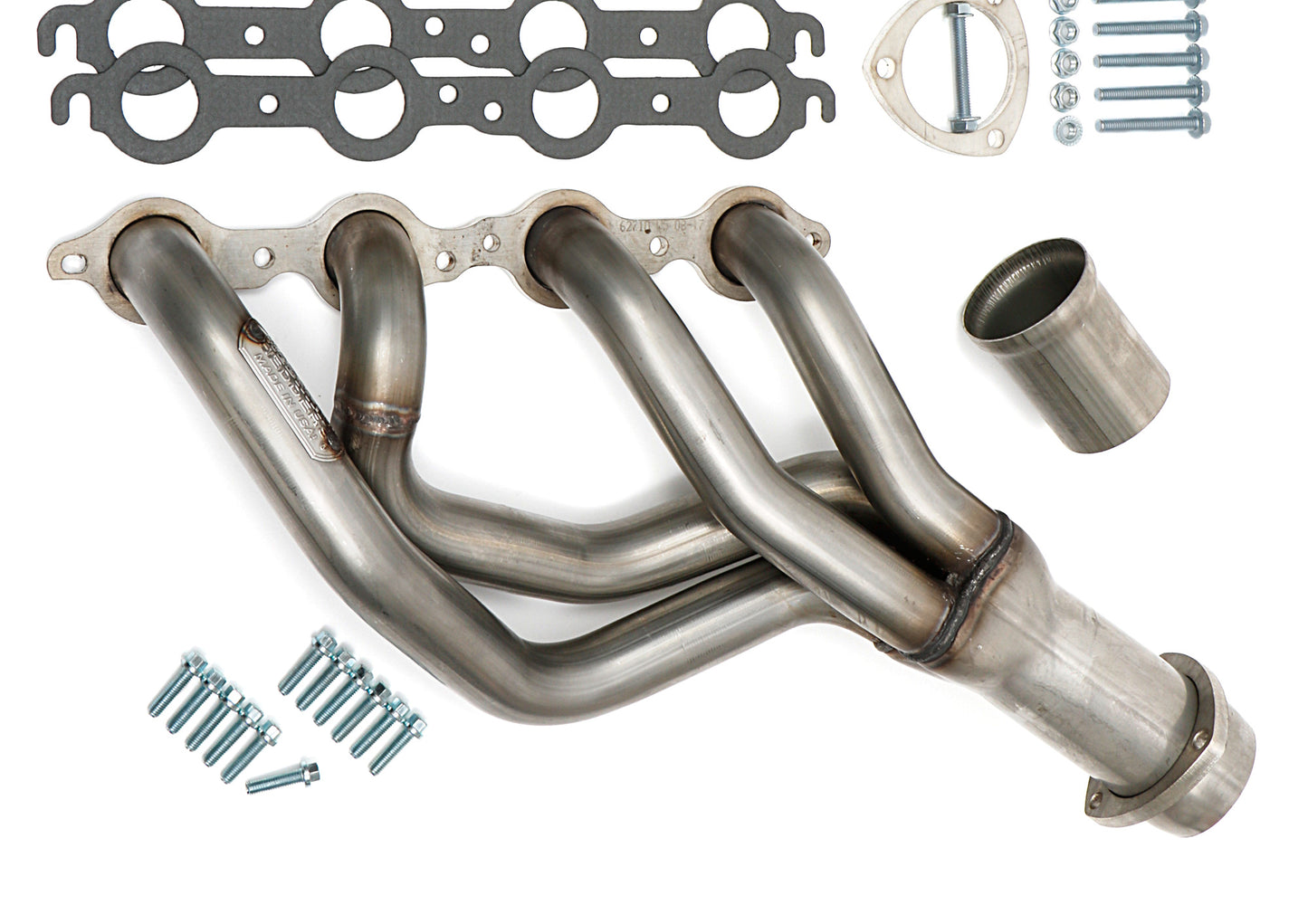 Hedman Hedders 67-69 CAMARO LS SWAP HEADERS; STAINLESS STEEL- RAW 62710