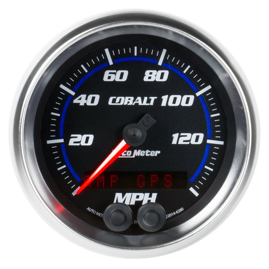 AutoMeter 3-3/8 in. GPS SPEEDOMETER 0-140 MPH COBALT 6280