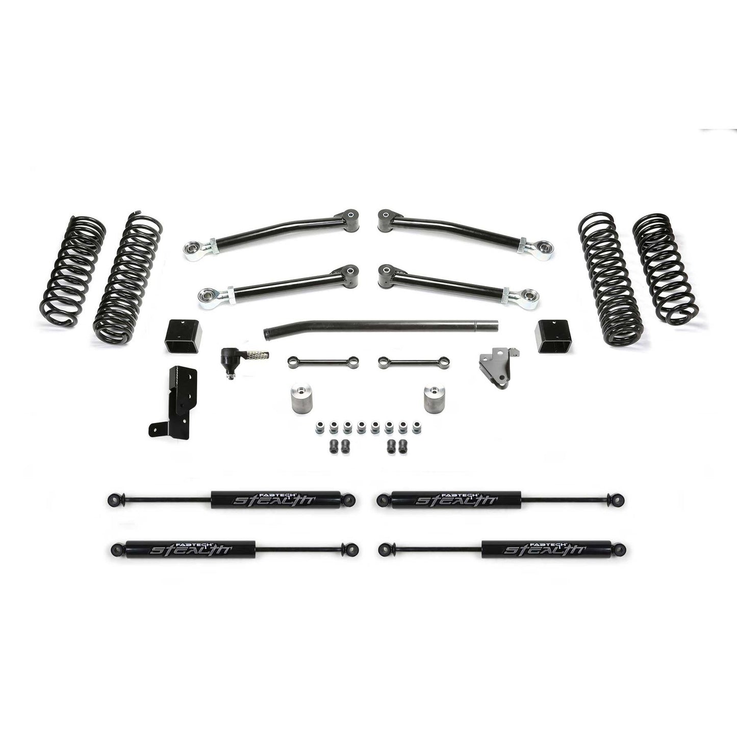 Fabtech 3" TRAIL W/ STEALTH 2018-22 JEEP JL 4WD 4-DOOR K4117M