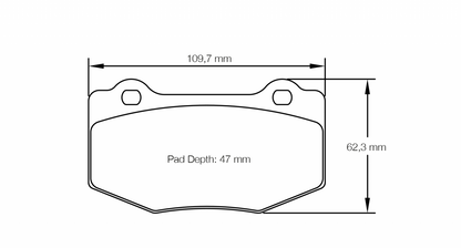 PAGID Racing Pagid Chevrolet Camaro SS/1LE, Corvette C7, Z51 RSL29 Front Brake Pads 8208-RSL29