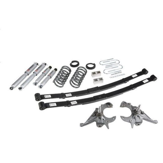 BELLTECH 631SP LOWERING KITS Front And Rear Complete Kit W/ Street Performance Shocks 1995-1997 Chevrolet Blazer/Jimmy 4 cyl. 4 in. or 5 in. F/5 in. R W/ Street Performance Shocks